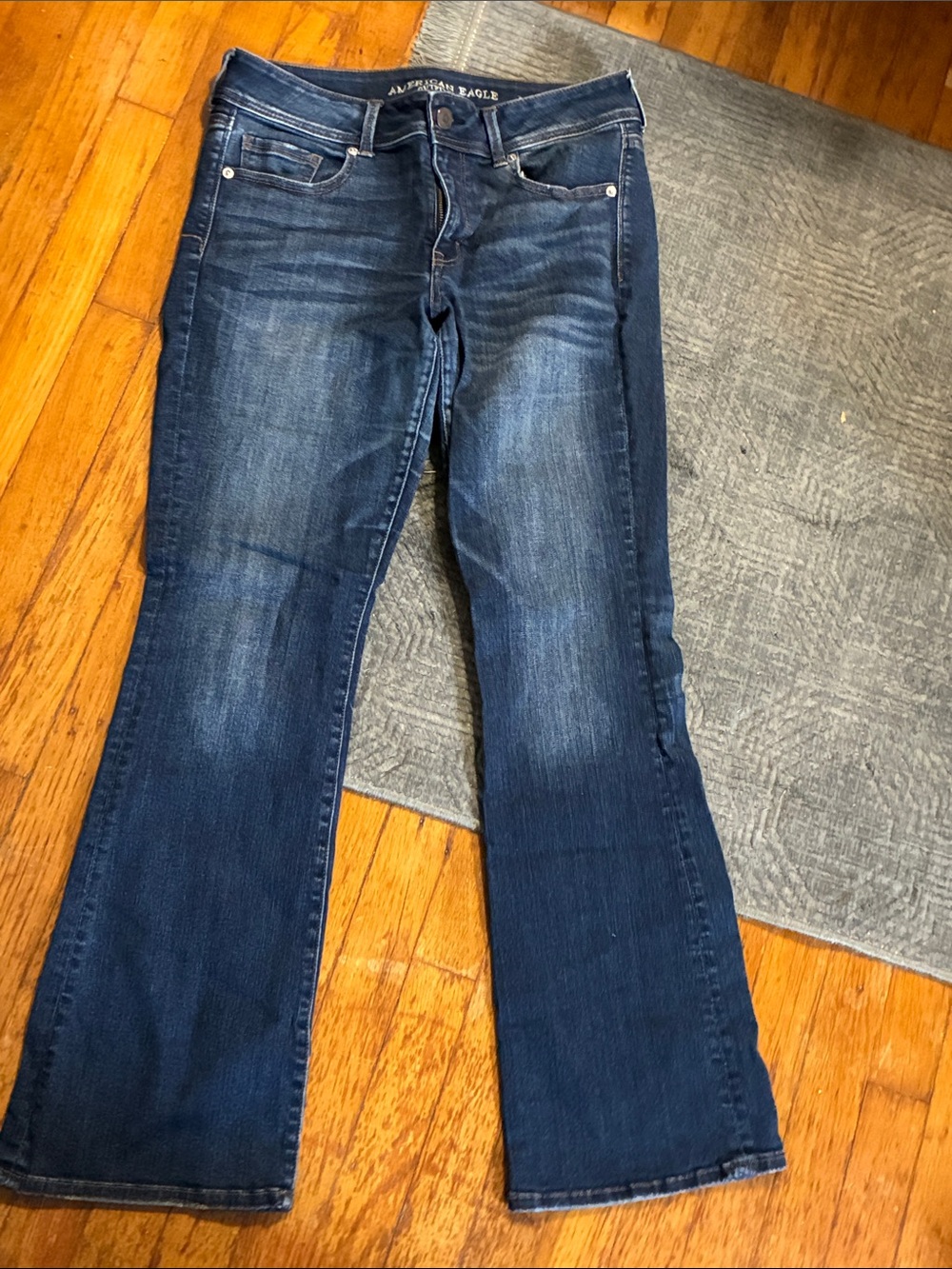 American Eagle Outfitters Dark Blue Flare Jeans